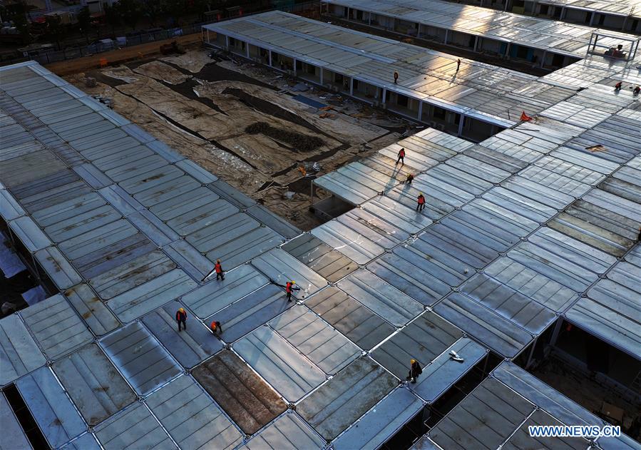 CHINA-HUBEI-WUHAN-LEISHENSHAN HOSPITAL-CONSTRUCTION (CN)