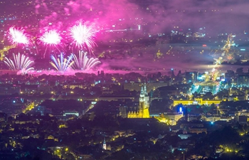 19th Int'l Festival of Fireworks held in Zagreb, Croatia