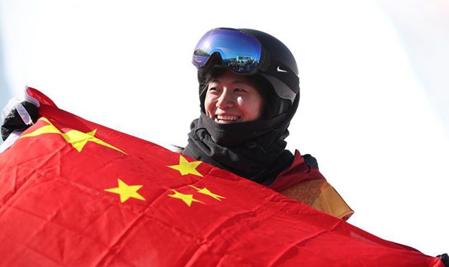 Liu Jiayu wins halfpipe silver, China's first medal at PyeongChang Olympics