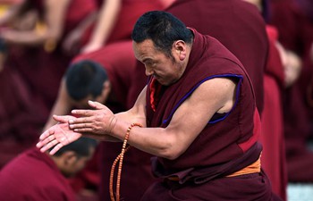 Hundreds of monks take part in dharma assembly in Lhasa