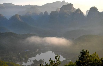 Scenery of Wuyishan Mountain in southeast China's Fujian