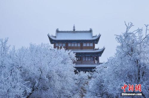 資料圖：小寒時(shí)節(jié)，甘肅嘉峪關(guān)市迎來(lái)了一場(chǎng)大雪。師永紅 攝