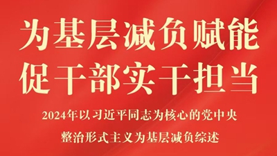 2024年以習(xí)近平同志為核心的黨中央整治形式主義為基層減負(fù)綜述