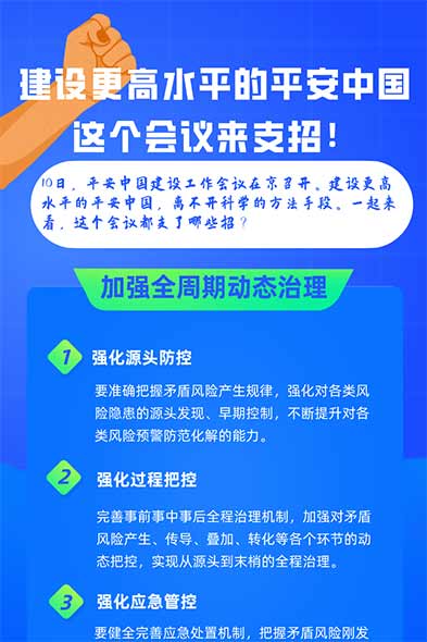 建設(shè)更高水平的平安中國(guó) 這個(gè)會(huì)議來(lái)支招！