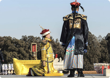 　地壇廟會上演“皇帝”祭地