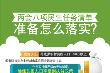 圖表：兩會八項民生任務清單準備怎么落實？