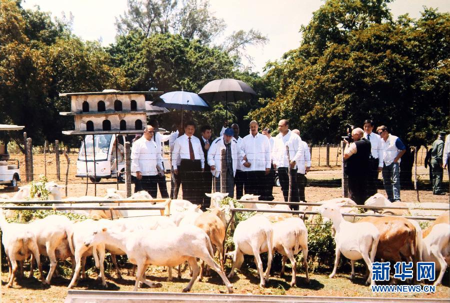 當(dāng)?shù)貢r間7月22日，國家主席習(xí)近平在哈瓦那親切探望古巴革命領(lǐng)袖菲德爾·卡斯特羅。 新華社發(fā)