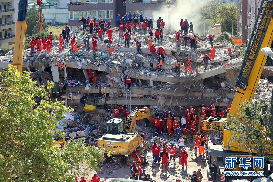 （國(guó)際）（10）愛琴海地震致土耳其、希臘至少27人死亡