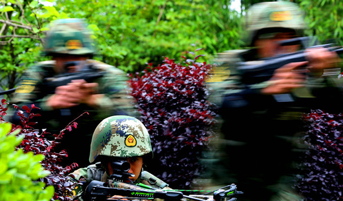 全力備戰(zhàn)G20峰會 金華武警緊貼實戰(zhàn)鍛造處突尖兵