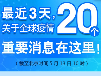 【圖解】最近3天，關于全球疫情20個重要消息在這里！