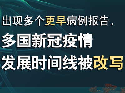 【圖解】出現多個更早病例報告,多國新冠疫情發(fā)展時間線被改寫